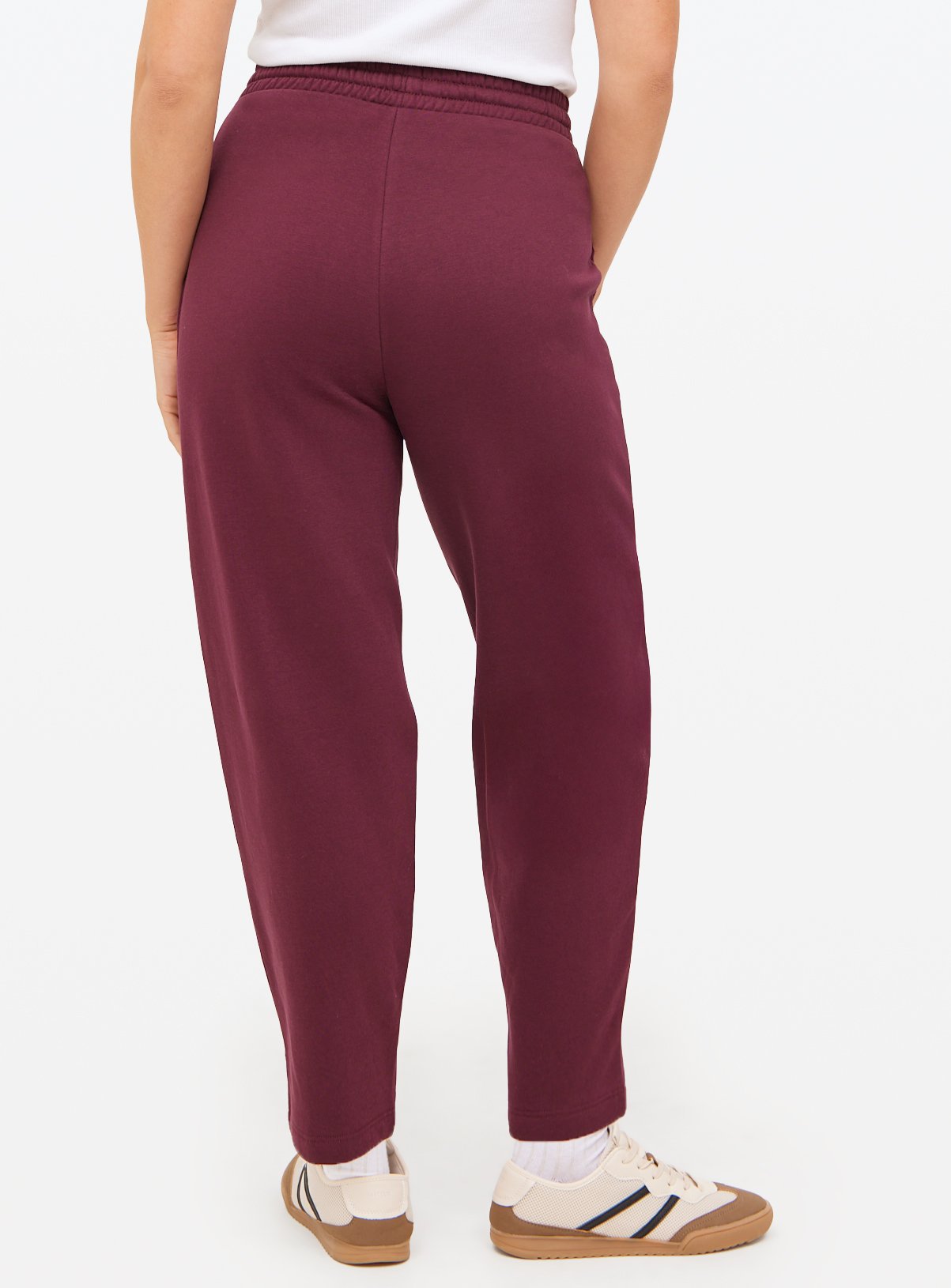 Burgundy Co-ord Barrel Leg Joggers  XL - Image 4 thumbnail